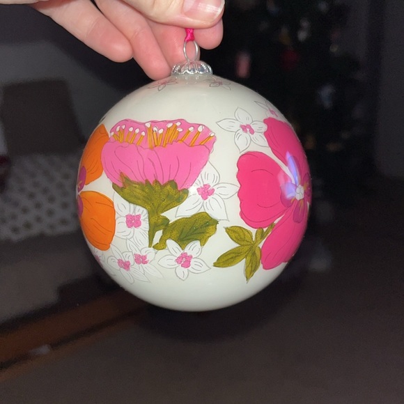 Vera Bradley Tea Garden Ornament with box 2011 - Picture 2 of 4